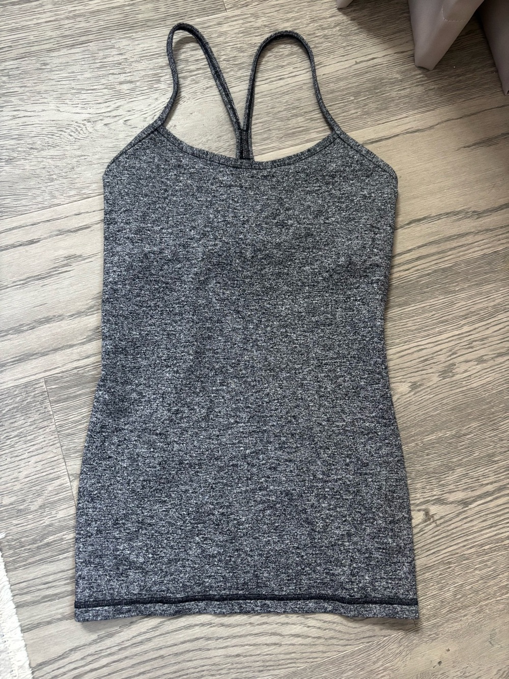 Lululemon Power Y Tank Heather Gray Size 6